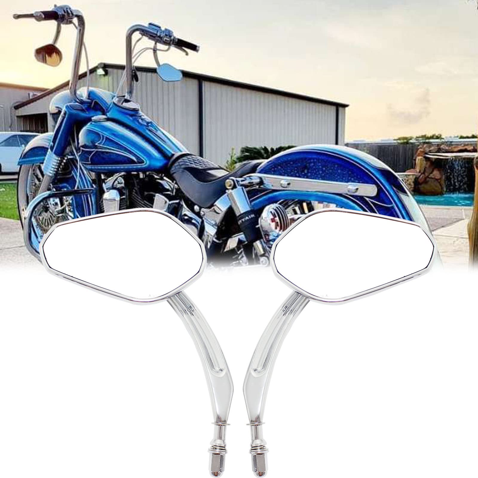 Amazon | オートバイミラー Road King Sportster Street Glide Electra